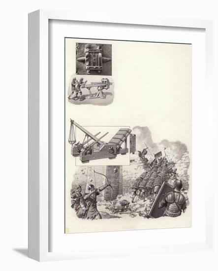 Roman Catapult-Pat Nicolle-Framed Giclee Print