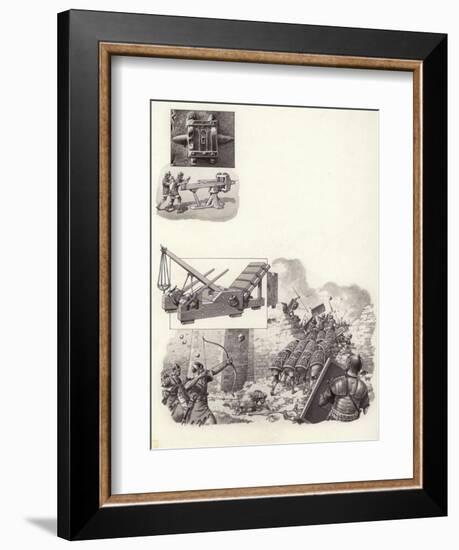 Roman Catapult-Pat Nicolle-Framed Giclee Print