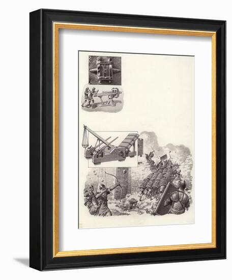 Roman Catapult-Pat Nicolle-Framed Giclee Print