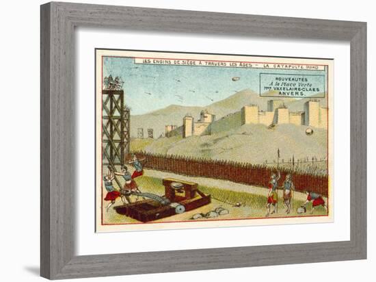 Roman Catapult-null-Framed Giclee Print