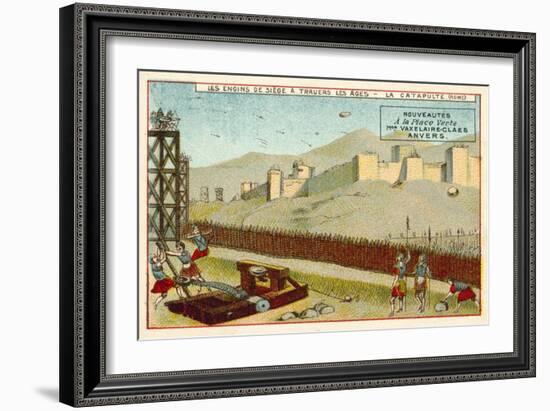 Roman Catapult-null-Framed Giclee Print