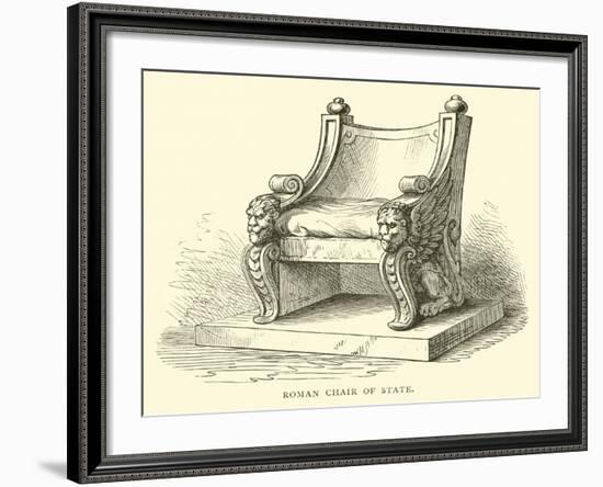 Roman Chair of State-null-Framed Giclee Print