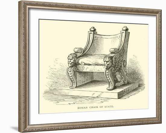 Roman Chair of State-null-Framed Giclee Print