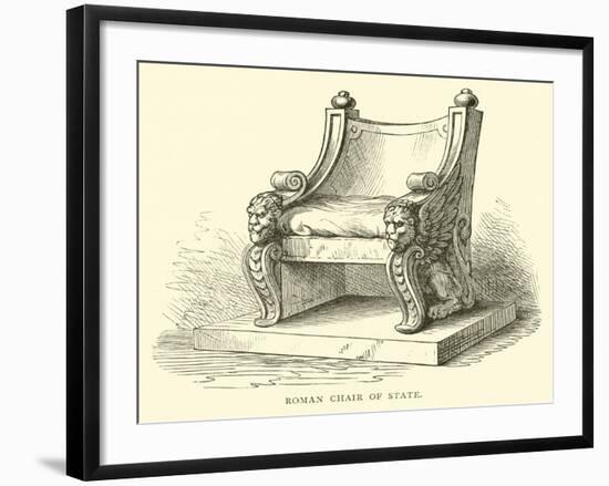 Roman Chair of State-null-Framed Giclee Print