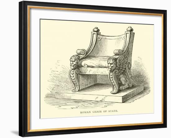 Roman Chair of State-null-Framed Giclee Print