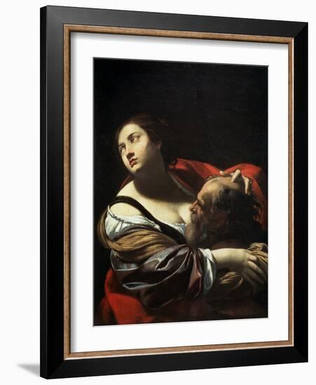 Roman Charity, 1620S-Simon Vouet-Framed Giclee Print