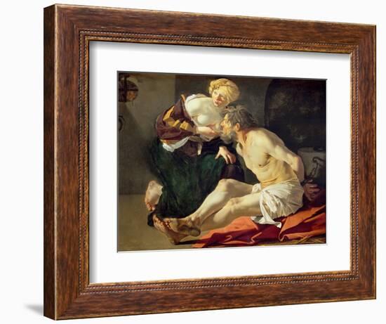 Roman Charity: Cimon and Pero-Theodore van, called Dirk Baburen-Framed Giclee Print