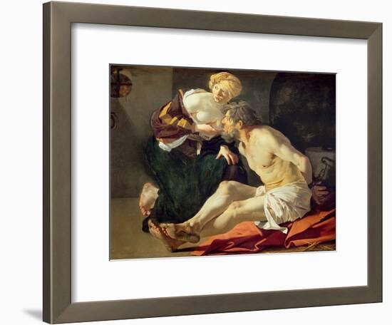 Roman Charity: Cimon and Pero-Theodore van, called Dirk Baburen-Framed Giclee Print