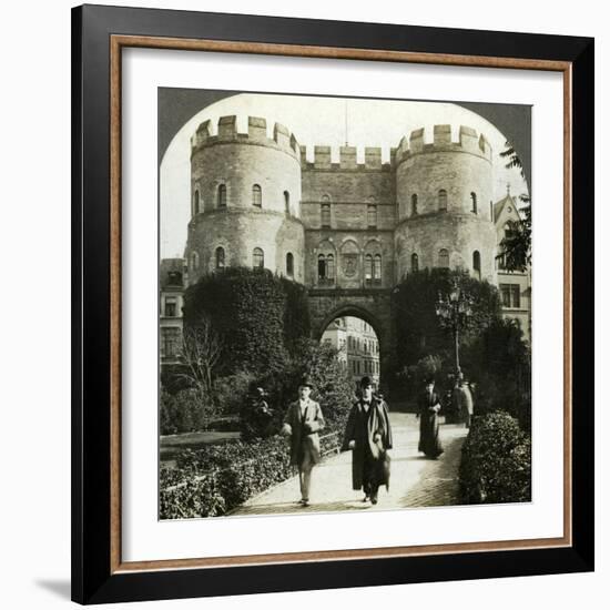 Roman City Gates, Cologne, Germany-EW Kelley-Framed Photographic Print