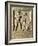 Roman Civilization, Funerary Stele with Relief Depicting Gladiator Fight, from Amisos, Turkey-null-Framed Giclee Print