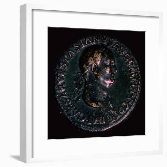 Roman coin of Vespasian. Artist: Unknown-Unknown-Framed Giclee Print