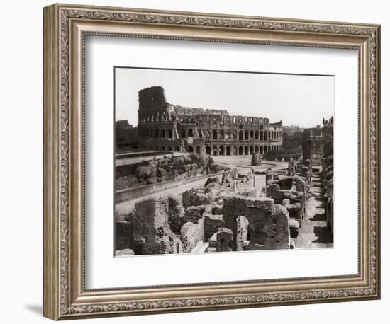 Roman Colosseum and Surrounding Ruins-Bettmann-Framed Photographic Print