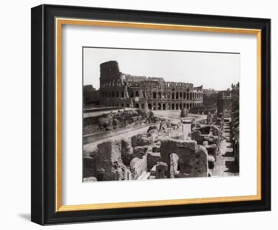 Roman Colosseum and Surrounding Ruins-Bettmann-Framed Photographic Print