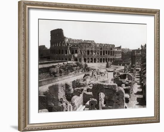 Roman Colosseum and Surrounding Ruins-Bettmann-Framed Photographic Print