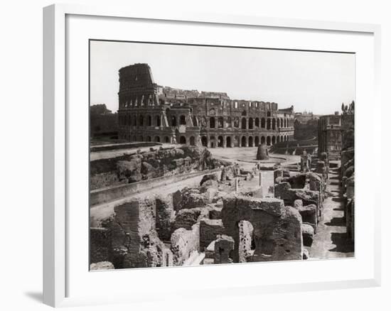 Roman Colosseum and Surrounding Ruins-Bettmann-Framed Photographic Print