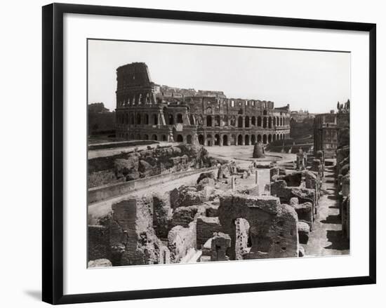 Roman Colosseum and Surrounding Ruins-Bettmann-Framed Photographic Print