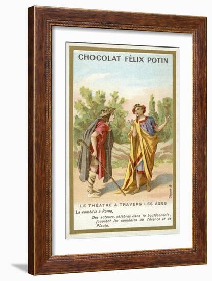 Roman Comedy-null-Framed Giclee Print