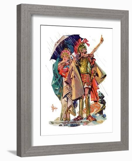 "Roman Costumes,"March 10, 1934-Joseph Christian Leyendecker-Framed Giclee Print