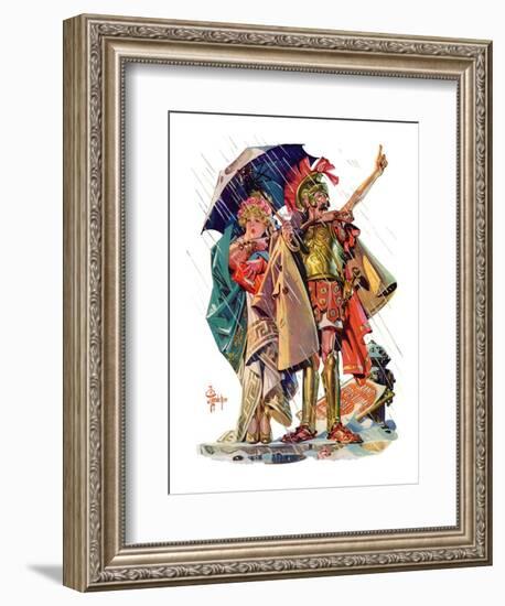 "Roman Costumes,"March 10, 1934-Joseph Christian Leyendecker-Framed Giclee Print