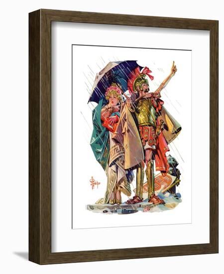 "Roman Costumes,"March 10, 1934-Joseph Christian Leyendecker-Framed Giclee Print