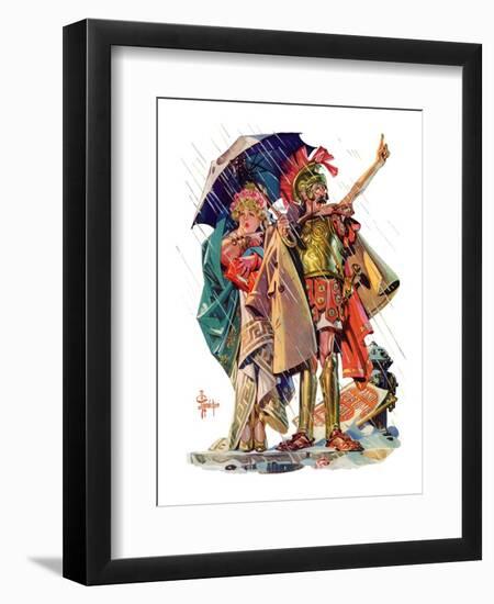 "Roman Costumes,"March 10, 1934-Joseph Christian Leyendecker-Framed Giclee Print