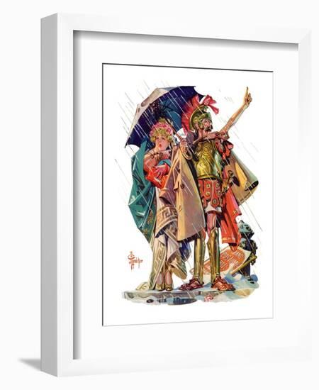 "Roman Costumes,"March 10, 1934-Joseph Christian Leyendecker-Framed Giclee Print