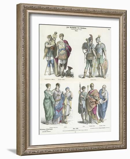 Roman Costumes-null-Framed Premium Giclee Print