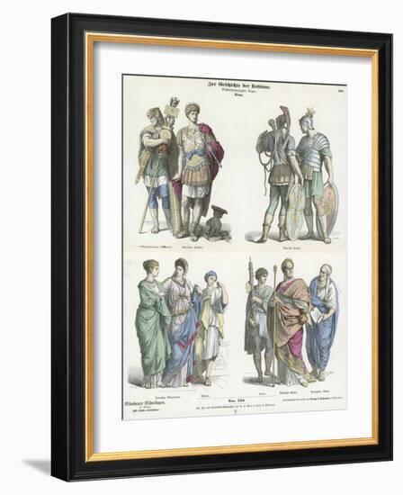 Roman Costumes-null-Framed Premium Giclee Print