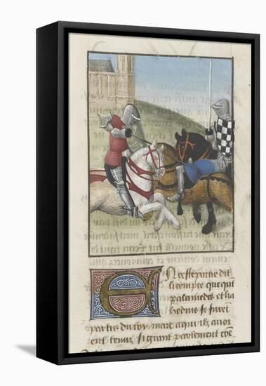 Roman de Tristan par Gilles Gracien-Everard de Espinques-Framed Premier Image Canvas