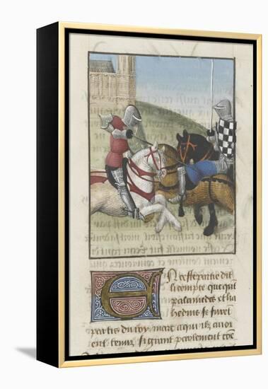 Roman de Tristan par Gilles Gracien-Everard de Espinques-Framed Premier Image Canvas