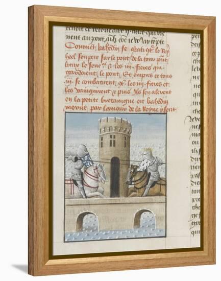 Roman de Tristan par Gilles Gracien-Everard de Espinques-Framed Premier Image Canvas