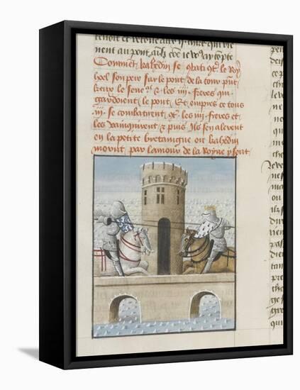 Roman de Tristan par Gilles Gracien-Everard de Espinques-Framed Premier Image Canvas