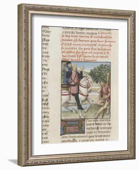 Roman de Tristan par Gilles Gracien-Everard de Espinques-Framed Giclee Print