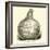 Roman Engraved Glass Bottle-null-Framed Giclee Print