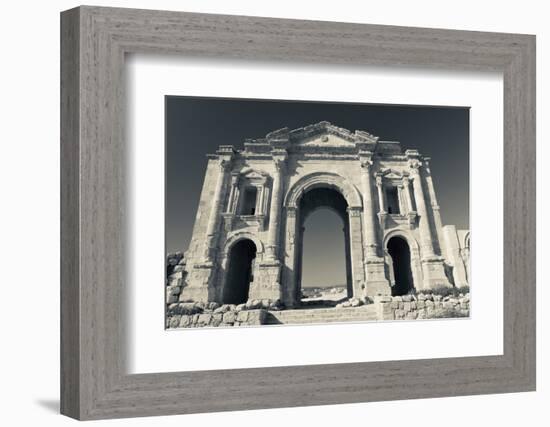 Roman-Era Hadrian's Arch, Jerash, Jordan-null-Framed Photographic Print