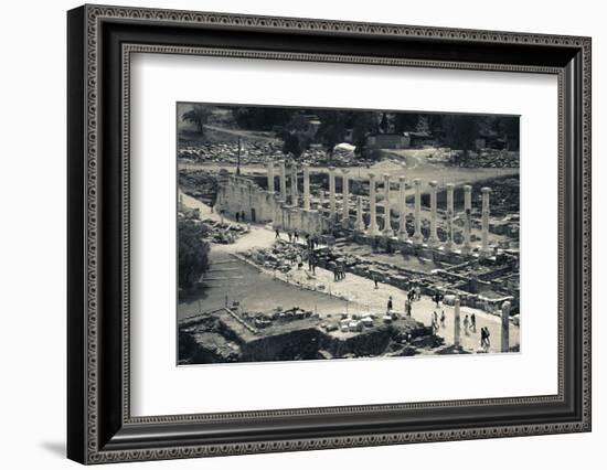 Roman-era ruins, Beit She-An National Park, Beit She-An, Galilee, Israel-null-Framed Photographic Print