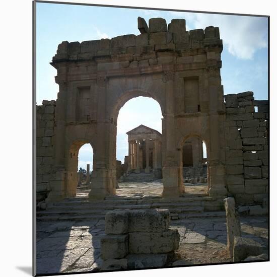 Roman Forum in Suffetula, Tunisia, 2nd Century-CM Dixon-Mounted Photographic Print