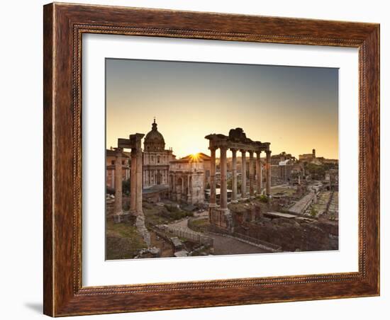 Roman Forum, Rome, Lazio, Italy, Europe-Francesco Iacobelli-Framed Photographic Print