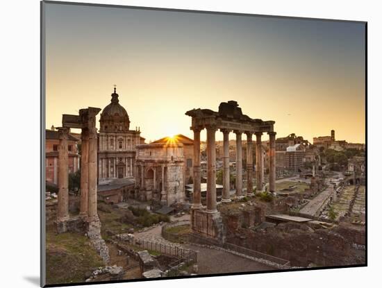 Roman Forum, Rome, Lazio, Italy, Europe-Francesco Iacobelli-Mounted Photographic Print