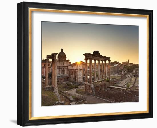Roman Forum, Rome, Lazio, Italy, Europe-Francesco Iacobelli-Framed Photographic Print