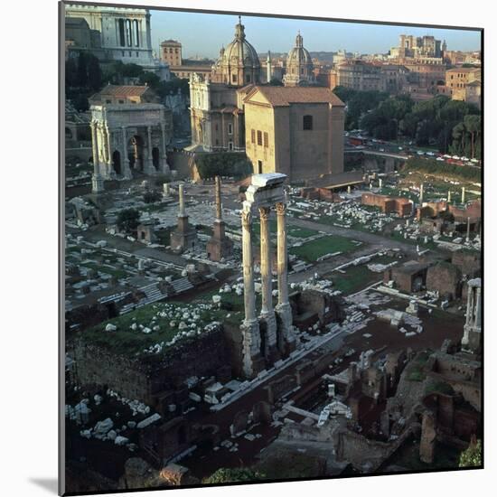 Roman Forum Seen from the Palatine Hill, 5th Century Bc-CM Dixon-Mounted Photographic Print