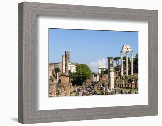 Roman Forum with Temple of Vesta-James Emmerson-Framed Photographic Print