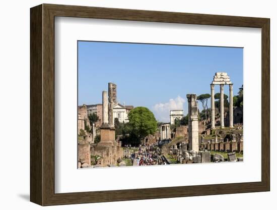 Roman Forum with Temple of Vesta-James Emmerson-Framed Photographic Print