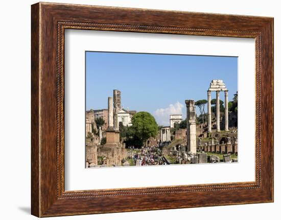 Roman Forum with Temple of Vesta-James Emmerson-Framed Photographic Print