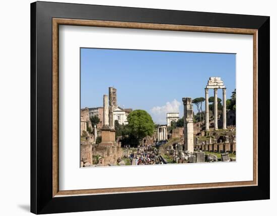 Roman Forum with Temple of Vesta-James Emmerson-Framed Photographic Print