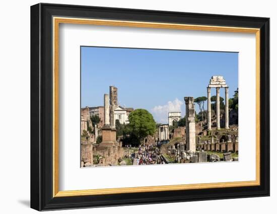Roman Forum with Temple of Vesta-James Emmerson-Framed Photographic Print