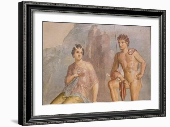 Roman Fresco, Io and Argos, from House of Meleager-Eleanor Scriven-Framed Photographic Print