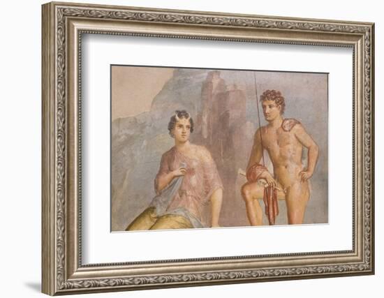 Roman Fresco, Io and Argos, from House of Meleager-Eleanor Scriven-Framed Photographic Print