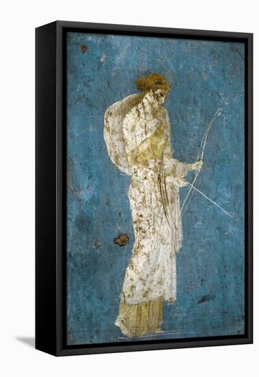 Roman Fresco of Diana with Her Bow and Arrow-null-Framed Premier Image Canvas