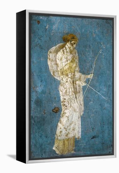 Roman Fresco of Diana with Her Bow and Arrow-null-Framed Premier Image Canvas